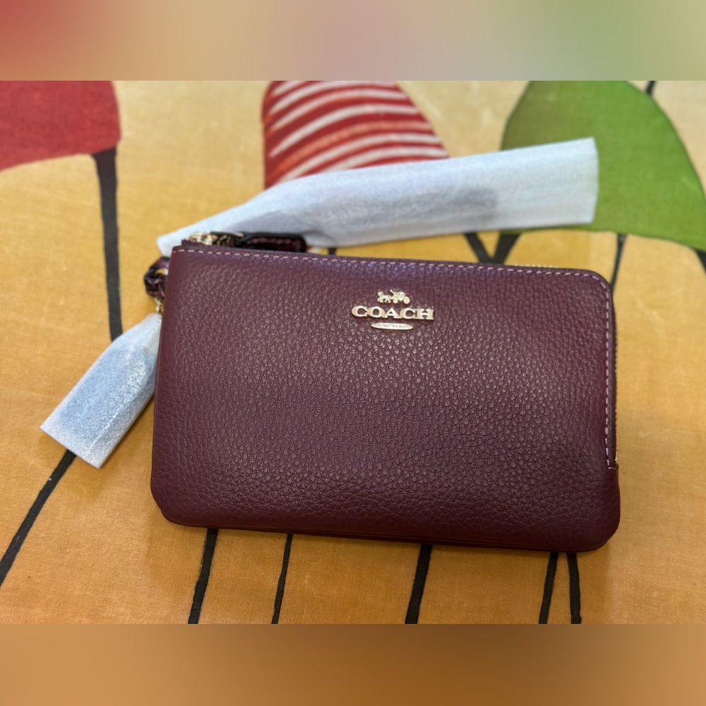 Coach Double Zip Wallet/Wristlet